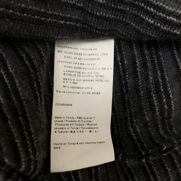 Boss Hugo Boss Striped Slim Fit Wool Sweater - Picture 9 of 15